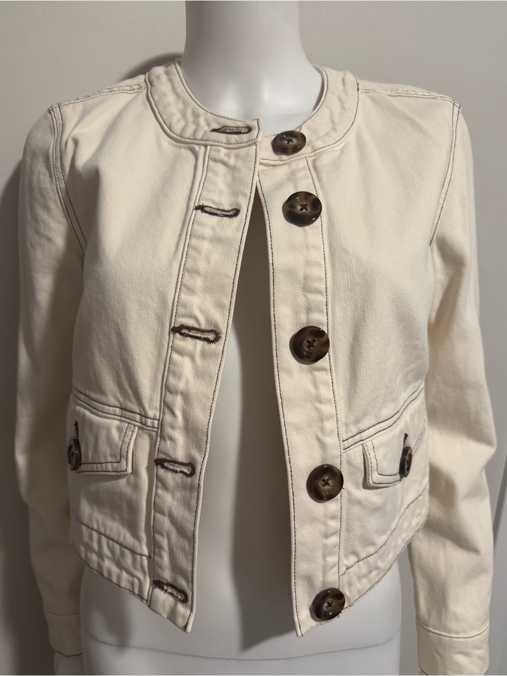 Veronica Beard Ivory Camp Jacket - NEW!
